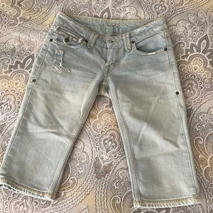Taverniti so jeans L. A. Cropped distressed Jeans